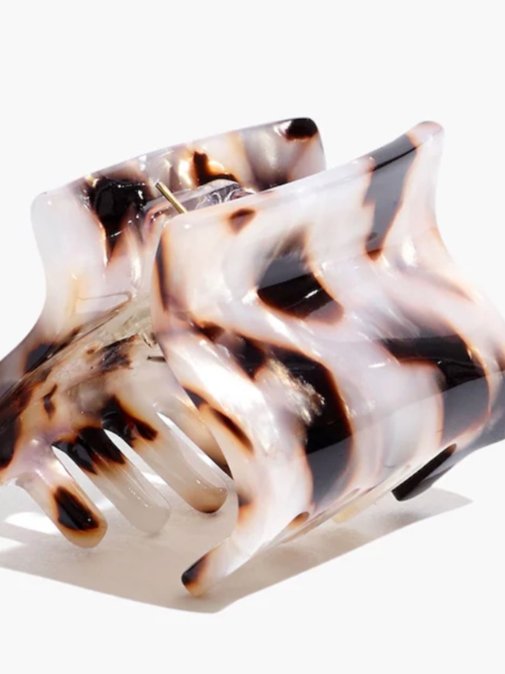 NWT Mini Claw Clip in Tortoise Multi Madewell